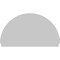Ekena Millwork Half Round Smooth Architectural Grade PVC Combination Pediment, 82"W x 47-3/4"H x 2-3/4"P PEDPC082X480HRO00 - alternate 2